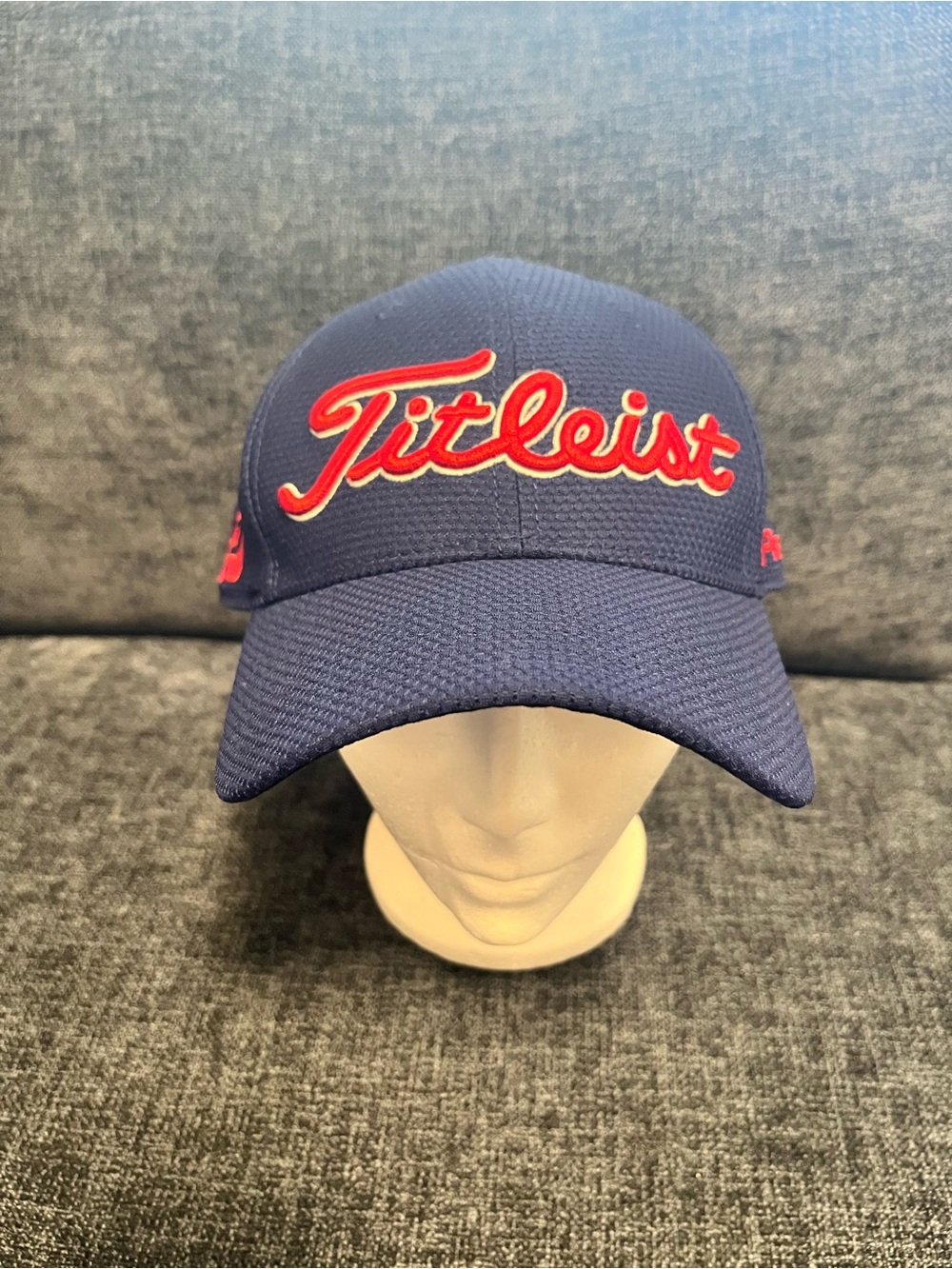 Titleist Navy Cap with Red Script Logo
